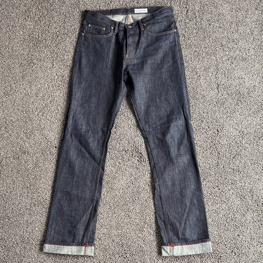 Men’s Gustin selvedge Straight Jeans